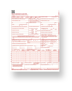 cms 1500 form front
